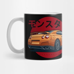 Orange monster Mug